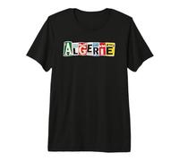 Algerie,Journal, Lettre, Algeria T-Shirt Haut de Gamme