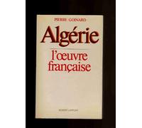 Algérie, l'oeuvre française