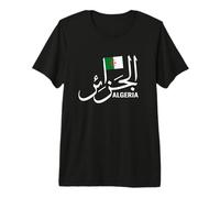 Algérie Nom en Arabe Algérie Drapeau algérien Algérie T-Shirt Haut de Gamme