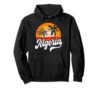 Algérie Sunset Design Rétro Algérie Désert du Sahara Sweat à Capuche