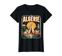 Algérie Vintage Monument des Martyrs Rétro Alger Cadeau T-Shirt Graphique avec Valeur