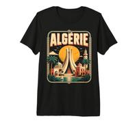 Algérie Vintage Monument des Martyrs Rétro Alger Cadeau T-Shirt Haut de Gamme