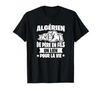 Algérien de Père en Fils fête humour papa Algérie T-Shirt