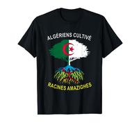 Algériens cultivé Racines amazighes cadeau kabyle flag dz T-Shirt