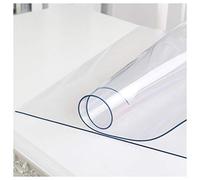 ALGFree Nappe Cristal Transparente, épaisse 1.5-2 mm, différentes Dimensions rectangulaire, Protection Table ou Meuble, Imperméable (1.5mm,60X100cm)