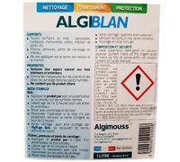 ALGIBLAN - 1 LITRE - Nettoyant bois noircis et moisissures ALGIMOUSS - 002002