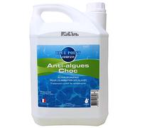 Algicide Anti-Algues Choc Piscine, rattrapage Eau Verte │Anti Eau Verte/Trouble, Traitement Anti-algues │Produit Double Action, Action d’Urgence Contre Les algues (5L)