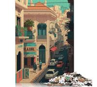 Algiers 02 Pixel Art Rompecabezas Imposible,desafío Para Adultos Entretenimiento Creativo 1000 Piezas Obra De Arte De Juego De Para Adultos, Regalos A Partir De 14 Años 1000pcs (75x50cm)