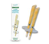 AlgiLife ConiClean | Cônes de cire d'oreille pour les nettoyeurs d'oreilles avec cire d'abeille et système ignifuge | Élimination des bouchons de cire d'oreille (2 cônes d'oreille)
