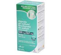 ALGINATE/BICARBONATE DE SODIUM VIATRIS CONSEIL 500/267MG SACHET Suspension(S) Buvable(S) 12 pc(s)