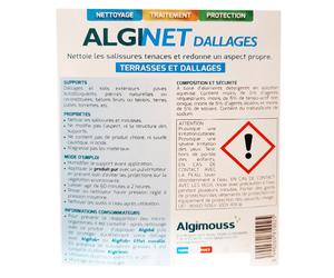 ALGINET DALLAGES - 15 LITRES - Nettoyant dallages, sols extérieurs ALGIMOUSS - 081004