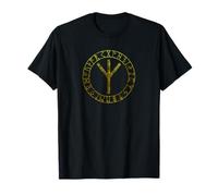 Algiz, Elhaz, rune, protection, symbole, nordiques, viking T-Shirt