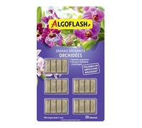 Algoflash Bâtonnets Engrais Orchidées, Utilisable en Agriculture Biologique - 20 Bâtonnets, Marron