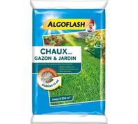ALGOFLASH Chaux pour gazon et jardin - 10 kg