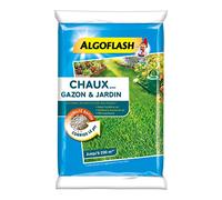 ALGOFLASH Chaux pour gazon et jardin - 10 kg