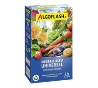 Algoflash Engrais Bleu Universel pour Toutes Cultures - 3 Kg