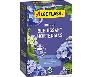 ALGOFLASH Engrais Bleuissant Hortensias, Action prolongée, Bleu Intense, 800 g, ABLEUI800N