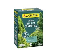 Algoflash Engrais Buis et Conifères, Utilisable en Agriculture Biologique - 1,5 Kg