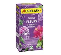 Algoflash Engrais Fleurs et Arbustes à fleurs, Action prolongée - 1,8 kg
