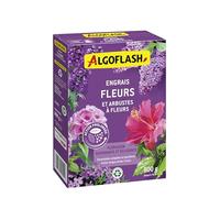 Algoflash Engrais Fleurs et Arbustes à fleurs, Action prolongée - 800 g