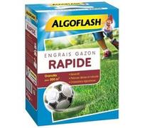 Algoflash – Engrais gazon Action Rapide – Croissance vigoureuse – Jusqu'à 200 m² – 4 kg – EGAR200