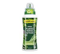 Algoflash Engrais Liquide Plantes Vertes et Ficus, Utilisable en Agriculture Biologique - 500 mL, Marron