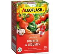 ALGOFLASH Engrais Longue Durée pour Tomates et Légumes, Jusqu'à 30m², 2 kg, POTA2N