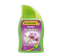 ALGOFLASH Engrais Orchidées, Jusqu'à 50 L, Bouchon doseur inclus, 375 ml, ALIORC375