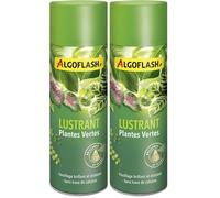 ALGOFLASH Lustrant Plantes Vertes, Brillance et Éclat, Prêt à l'Emploi, 250 mL, ALUSTR250R (Lot de 2)