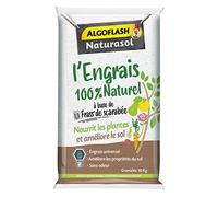 ALGOFLASH NATURASOL Engrais 100% Naturel à Base de Frass de Scarabée, 10 Kg, UAB*, ABIOFRAS10