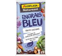 Algoflash Naturasol Engrais Bleu, Utilisable en Agriculture Biologique, Toutes Cultures, 8 kg, ABIOBLEU8