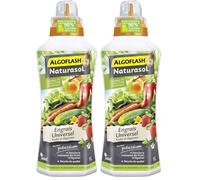 ALGOFLASH NATURASOL Engrais Liquide Universel Fruits et Légumes, 1 L, UAB, ALBIOLEG1 (Lot de 2)