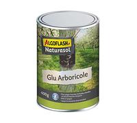 ALGOFLASH NATURASOL Glu arboricole, Avec pinceau applicateur integre, Piege les insectes rampants, Pot 400 g, BIOGLU400A, Vert