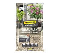 Algoflash Naturasol Granuplant Granulés de Drainage et de Plantation - Pierre Ponce 100% Naturelle - Alternative Durable à la Bille d’Argile - 10 L
