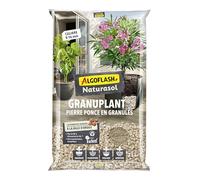 Algoflash Naturasol Granuplant Granulés de Drainage et de Plantation - Pierre Ponce 100% Naturelle - Alternative Durable à la Bille d’Argile - 25 L