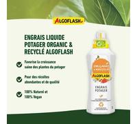 ALGOFLASH NATURASOL NATURASOL Engrais liquide potager - Organic et Recyclé - 1L