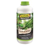 Algoflash Purin d'orties liquide ALPURIN – Bouchon doseur inclus, Jusqu'à 20 L – 1 L, Vert