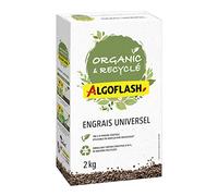 ALGOFLASH Organic & Recy ngrais Granulés Universel 2 kg, 100% d'Origine Végétale, UAB, AUNIRECY2