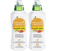 ALGOFLASH Organic & Recy ngrais Liquide Potager 1 L UAB, ALIPOTRECY1 (Lot de 2)