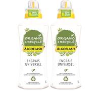 ALGOFLASH Organic & Recyclé Engrais Liquide Universel 1 L, ALIRECY1, Nicht Zutreffend (Lot de 2)