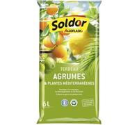 ALGOFLASH - Terreau Agrumes et Plantes Méditerranéennes 6 L