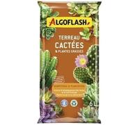 ALGOFLASH Terreau cactées et plantes grasses 6L /nc
