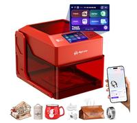AlgoLaser Machine de gravure laser intelligente 3 W, découpe laser portable classe 1 avec système AlgoOS 2.0 intégré, pas besoin de PC, gravure laser pour bois, acrylique, cuir.