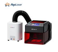 Algolaser Pixi Protable Mini Laser Graver Tools Cutter Woodworker Graver Machine avec 3'' Smart Screen pour le logo bricolage Cartes de visite en aluminium, verre, bois ALSP2.0