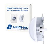 ALGOMAS® 00483087 00184435 Fermeture complète pour porte de machine à laver Compatible avec Balay Bosch Siemens Constructa Lynx Pitsos Profilo