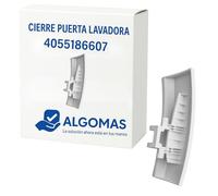 ALGOMAS Fermeture de porte pour lave-linge 4055186607 - Manette complète avec loquet pour Electrolux/AEG/Zanussi - Remplacement compatible - Sécurité et fermeture sécurisée pour machine à laver