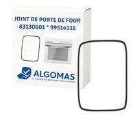 ALGOMAS® Joint de porte four 410 x 290 mm - Compatible avec Teka 83130601 99514115 | Caoutchouc résistant haute température avec clips métalliques | Joint hermétique et économie d'énergie