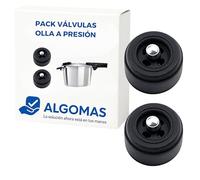 ALGOMAS® Lot de 2 valves pour autocuiseur Fissler Unimatik | Compatible avec Vitaquick (avant 2002), Vitavit Royal (jusqu'à 1998), Top Line, Magic Comfort Basic