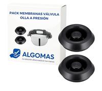 ALGOMAS Membranes Valve autocuiseur compatible avec Fissler | Pack 2 pièces de rechange en silicone haute température | Contrôle sûr vapeur | Magic Comfort Blue Point Vitaquick depuis 2010