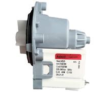 ALGOMAS® Pompe de vidange adaptable - Lave-linge et lave-vaisselle - Modèle M325 / M231 / M332 / T2124 - Code RS0789 - 220-240 V - 50 Hz - 0,2 A - 40 W - CI.155 - N°: 21-01